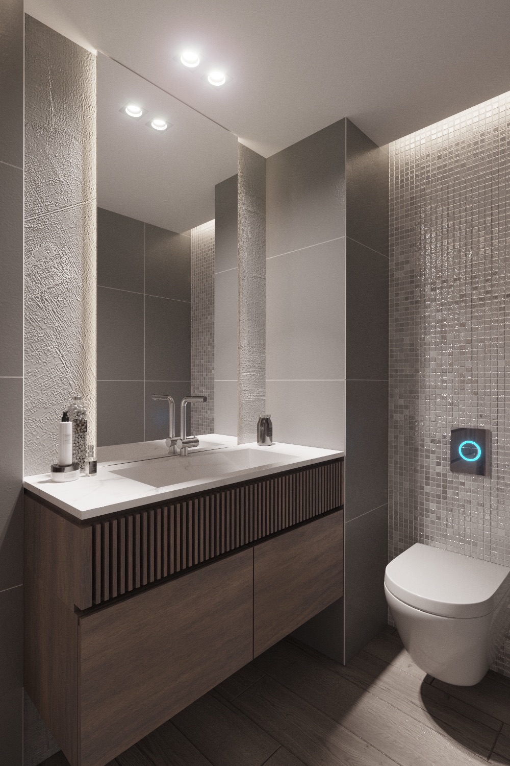 Baño planta baja Apartamento Mar y sol Villas. Thaisvic fuentes