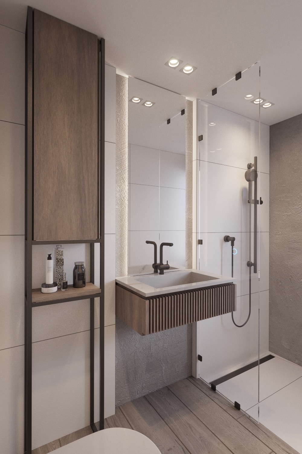 Baño planta baja Apartamento Mar y sol Villas. Thaisvic fuentes