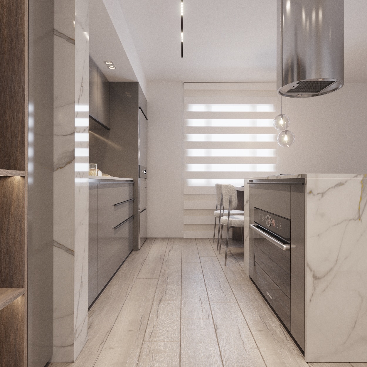 Cocina planta baja Apartamento Mar y sol Villas. Thaisvic fuentes