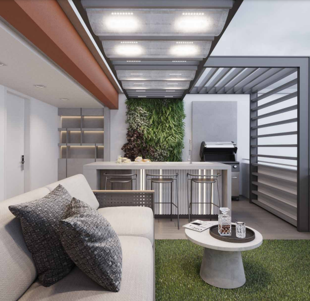 Terraza en el apartamento Mar y sol villas. Thaisvic Fuentes